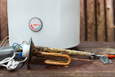 broken water heater