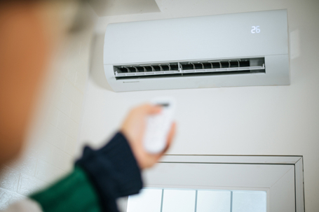 turning on AC
